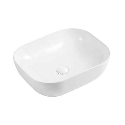 China ANBI hot sale fully concealed repair ceramic countertop rectangular bathroom sink sink for sale