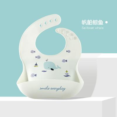 China BPA Free White Baby Bib Set Bandana Custom High Quality Drool Silicon Pouch Waterproof Space Clothes Latex Print Gifts Cute OEM PVC Anti for sale