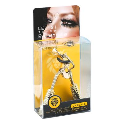 China Beauty Care Cosmetics Tools Bling Gold Eyelash Curler Rhinestone Handle for sale