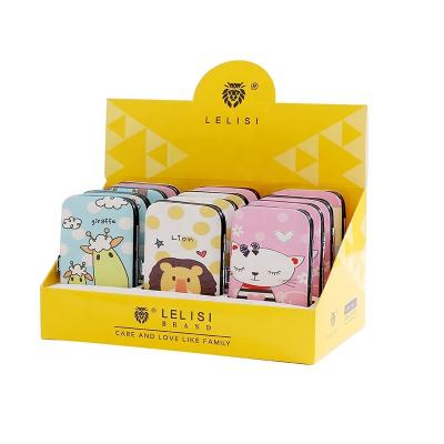 China Cartoon Design Display Box Packing Durable Nail Clipper Set Colorful 7 Pcs Manicure Set for sale