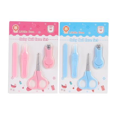 China Eco-friendly 4-Piece Nail Baby Nail Clipper Set Clipper Gift Sets Baby Nail Clipper Set for sale