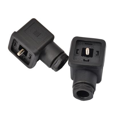 China Conector de la bobina del solenoide del voltaje del dinar 43650-C DC del conector de la válvula electromagnética IP65 en venta