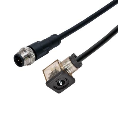 China de Schakelaar van de de Solenoïdeklep van 250V 10A een Type3+pe Stop aan M12 4 Pin Male Connector With Cable Te koop