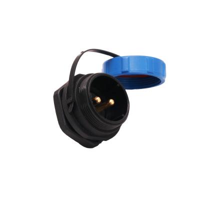 China Waterproof Plug And Socket Connector 500V 30A Panel Mount Type for sale