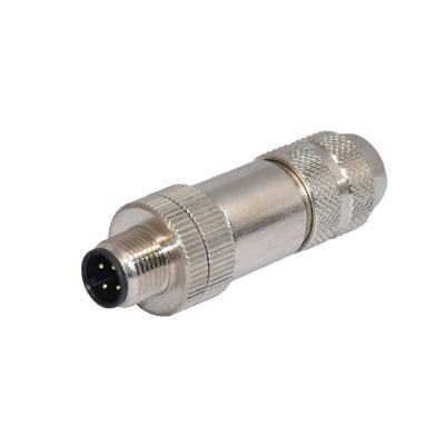 China Metal Electric Plug M12 Waterproof Circular Connector 4 Pin 2 Pin 3 Pin 5 Pin 6 Pin IP67 for sale