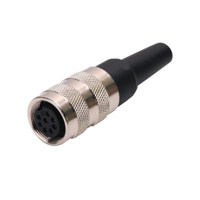 China Straight Plastic M16 Circular Connector REACH TPU GF 4 PIN Female for sale