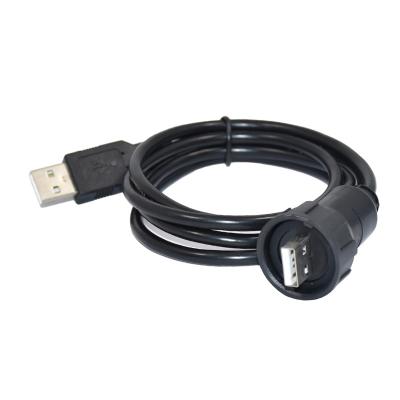 Cina Scriva un maschio a macchina al connettore impermeabile di USB 2.0 del connettore di USB del supporto maschio del pannello in vendita