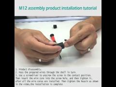 Rohs M8 Waterproof Connector IP67 3pin Circular Plastic Connectors Without Cable