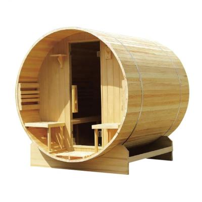 China 2019 Outdoor Computer Control Panel China Barrel Sauna Dry Room Red Cedar Sauna Room for sale