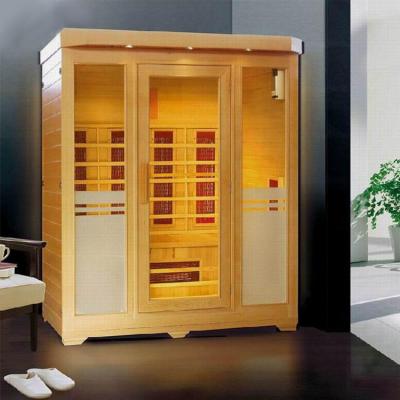 China Traditional Computer Control Panel Sauna Rooms 4 Person With Sauna Heater for sale