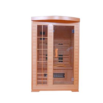 China Home Computer Control Panel Indoor Infrared Luxury Far Infrared Sauna 3-4 Person Sauna Room for sale