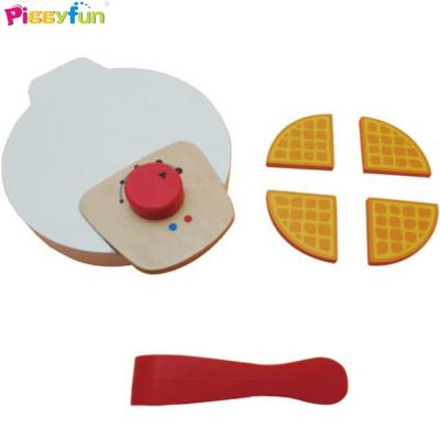 China Fun Newcomer Wholesale Pretend Play Kitchen Set Wooden Pancake Machine Toy For Children AT11113 for sale