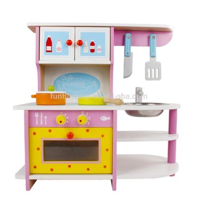 China 2021 New Products Education Wooden Set Toy Wooden Kitchen Kid Kitchen Child AT11066 for sale