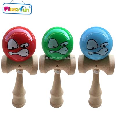 China Factory supply healthy toy beech wood kendama adult educational ball AT12165 for sale