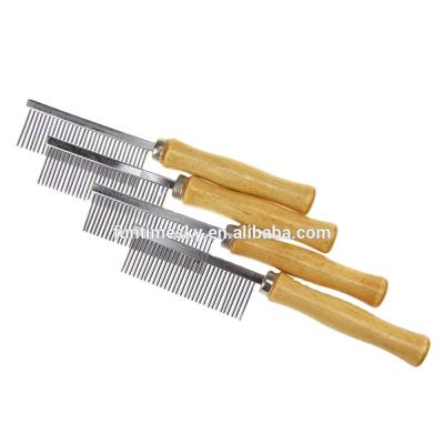 China 2021 Sustainable High Quality Stainless Steel Double Sided Pet Hair Brush AT11898 for sale