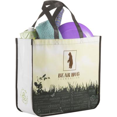 China Alibaba China Supplier PP Handled Non Woven Bag Shopping Tote Bag With Handle for sale