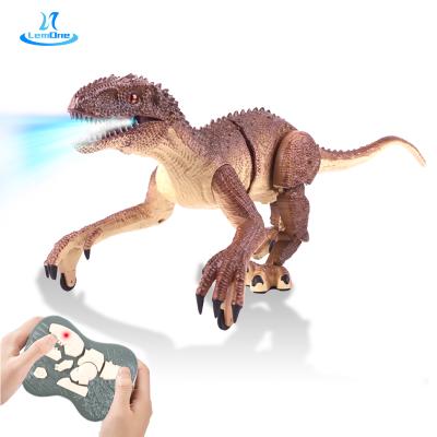 China Jurassic Park Dinosaur Toy Amazon Hot Selling One Key 2.4G RC Simulated Walking Remote Control Car Toy Kids Toys Dinosaur Dinosaurs for sale