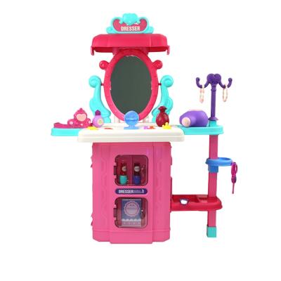 China Safety 3 in 1 Lemone Kids Pretend Play Bedroom Education Makeup Toys Set Gift for Pretend Makeup Toys Set for Kids with Safe Material for sale