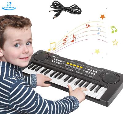 China Portable Electronic 8 Tones Mini Piano 37 Keys Organ Piano Keyboard Musical Instrument Toys Kids Educational Gift for sale