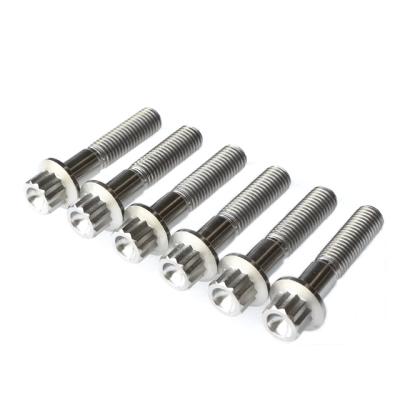 China 12 Point M7*32 Titanium Sprint Car Titanium Customized Drive Parts Shaft Bolt And Nut for sale