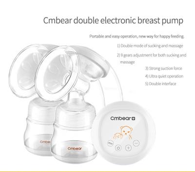 China Shenzhen 100%Food Advanced BPA Free Silicone Double Grade Electric Breast Pump For Breastfeeding for sale