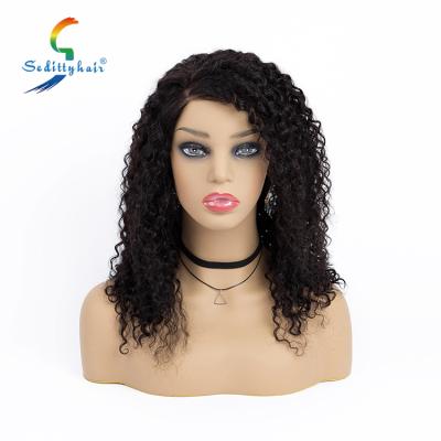 China No Tangle 130 Density Transparent Lace Full Closure Asian Hair 20 Inch Women Wig for sale