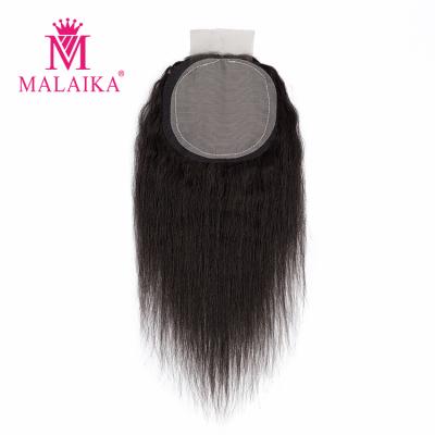 China No Tangle 3+1 Straight 7A Brazilian Human Hair 100% Virgin Hair Bundles With Closure for sale