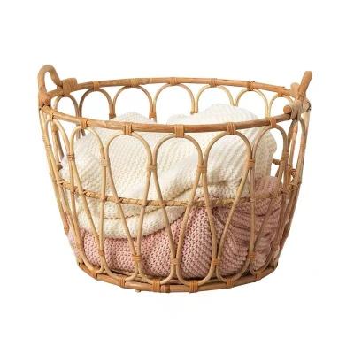 China Modern Shalem Dirty Laundry Basket Toys Dog Cute Storage Basket Is Used To Organize Natural Rattan Made Storage Basket for sale