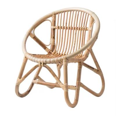 China Modern Shalem Naturalist Furniture Natural Rattan Kids Room Kids Sofa Chairs Cute Baby Dining Sitting Chair for sale