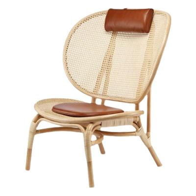 China Other Custom Nordic Rattan Chair Rattan Wooden Dining Chair Sofa Rattan Furniture Creative Furniture for sale