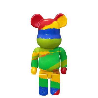 China Custom polyresin brick bear figure art statue resin home decor figurine bearbrick sculpture from Europe for sale