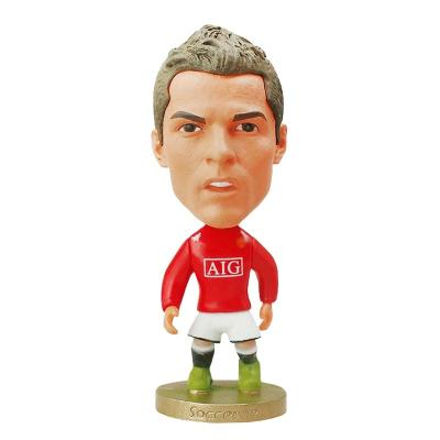 China Europe Car Dashboard Doll Soccer Player Stars Stock Shaker Head C Ronaldo Bobblehead for sale