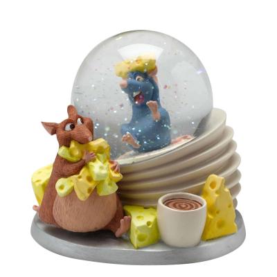 China Europe Factory Water Ball Christmas Ornaments Polyresin Christmas Decor Glass Gift Crafts Custom Resin Snow Globe for sale