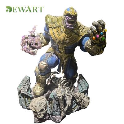 China Realistic Custom Collectable Prototype M@rvel Rogue Resin Statue Superhero Statue Movie Character Action Figure Resin Thanos Sculpture for sale