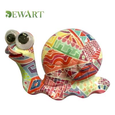 China Durable Cute Animal Polyresin Magnetic Stick Kitchen Decor Ornaments 3D Cartoon Resin Snail Fridge Magnets for sale