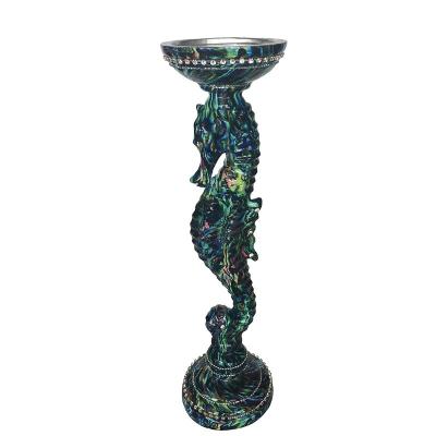 China Modern Nordic Resin Candlestick Table for Wedding Decoration Seahorse Candles and Candle Holders for sale