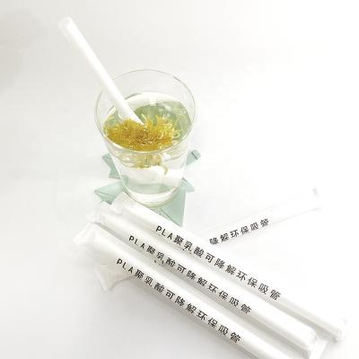 China Wholesale Straight PLA Straw Biodegradable Coffee PLA Straw Disposable Straw for sale