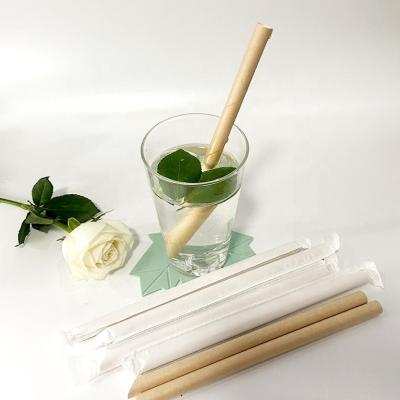 China Eco-Friendly Paper Straw Homeware Paper Straws Disposable Straws Drink Individually Wrapped for sale