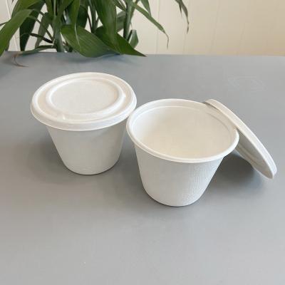 China Biodegradable Cups Wholesale Biodegradable Cups With Lids Soup Disposable Paper Cup for sale