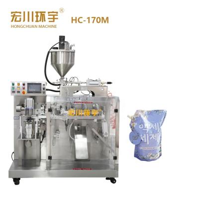 China Automatic Food Premade Bag BBQ Sauce Packing Machine Packaging Machine For Salad Dressing Curry Sauce for sale