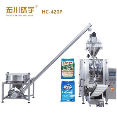 China Vertical Food Packing Machine for Milk Coffee Powder Wheat Flour Detergent Coconut Seasoning Powder Forming Filling Seal for sale