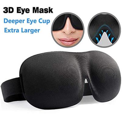 China Amazon EYE Comfortable 100% Blackout New 3D Contoured Travel Sleep Eye Mask Eye Shades for sale