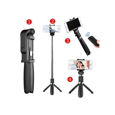 China Tripod With Bluetooth Factory Price Amazon Phone Sports Mini Tripod Remote Control Portable Camera for sale