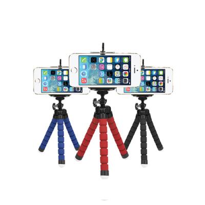 China Amazon Sponge Octopus Camera Phone Mini PORTABLE Cheap Flexible Selfie Stick Phone Holder for sale