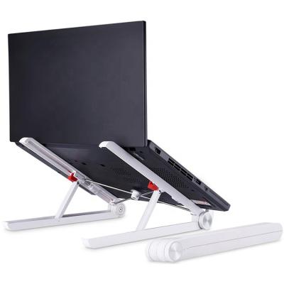 China Ergonomic Portable Adjustable Foldable Riser Notebook Amazon Computer Laptop Mount Laptop Stand for sale