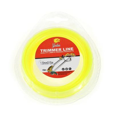 China 2-Stroke 2.7mm1LB Green and Blue Blister Nylon Brush Cutter Trimmer Plastic Wrapping Line for sale