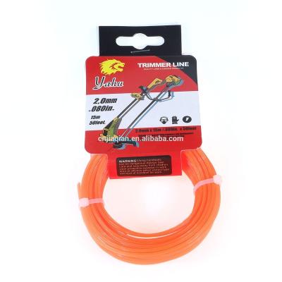 China 2-Stroke 3.5mm nylon grass trimmer line for cuter brush petrol stihl trimmer use for sale