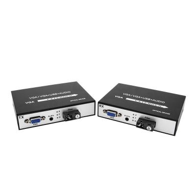 China Company Factory Price HD 1 Channel VGA USB Audio Fiber Optic Transceivers Supplement 20KM for sale