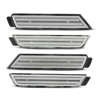 China High Quality Plastic Clear Lens 4pcs Front And Rear Side LED Marker Fender Light For Chevrolet Camaro 2010-2015 for sale