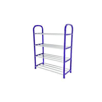 China Modern Minimalist Wholesale Shoe Rack Metal Production Design Display Storage Online Shoes Rack Rack For Entrances for sale